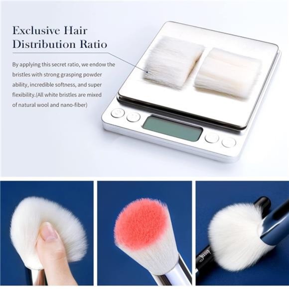 25pcs Professional Makeup BrushSet Foundation PowderConcealer Eyeshadow Blending - Picture 3 of 7